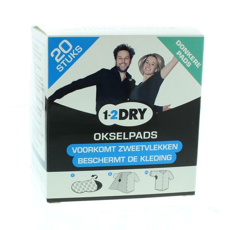 1-2DRY Okselpads medium dark 20st