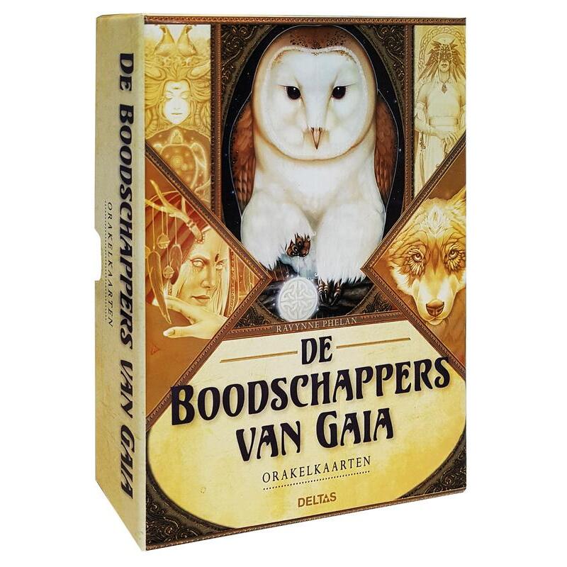 Deltas Boodschappers van Gaia boek en orakelkaarten 1set
