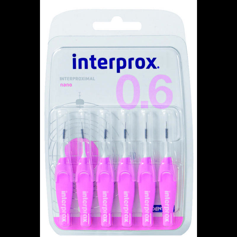 Interprox Premium nano 0.6 mm roze 6st