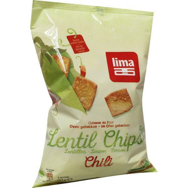 Lima Lentil linzen chips chilli bio 90g