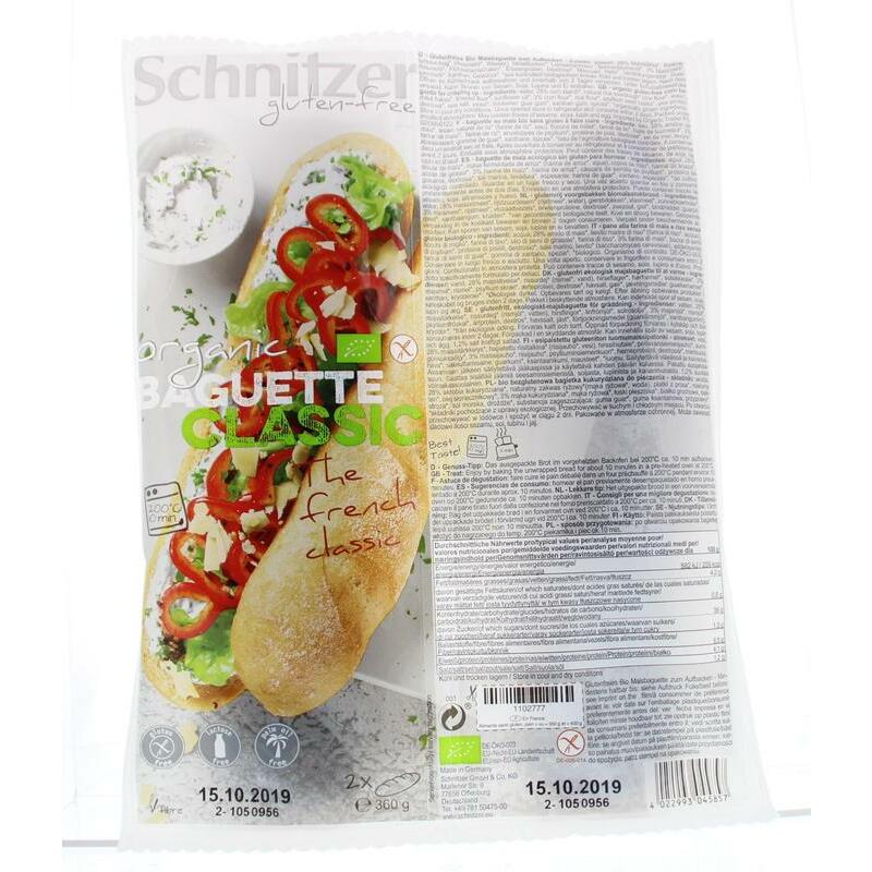Schnitzer Baguette classic bio 360g