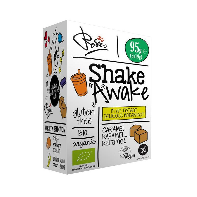 Rosies Shake awake caramel 19 gram bio 5x19g