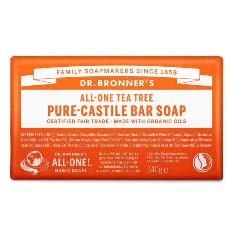 Dr Bronners Barsoap tea tree bio 140g
