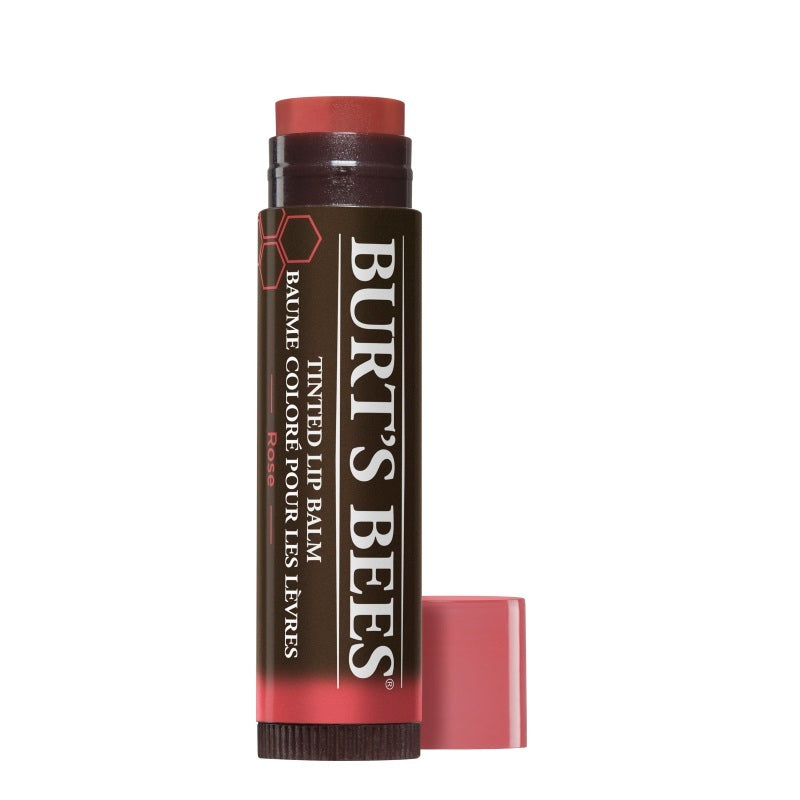 Burts Bees Getinte lippenbalsem Rose 4.25g