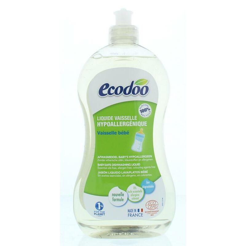 Ecodoo Afwasmiddel vloeibaar hypoallergeen baby-safe bio 500ml