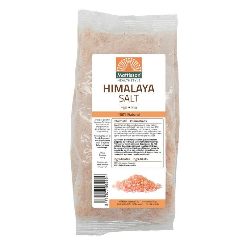 Mattisson Himalaya zout fijn navulzak 500g