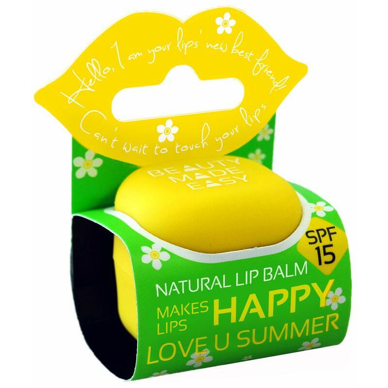 Beauty Made Easy Lipbalm love u sunny spf15 7g
