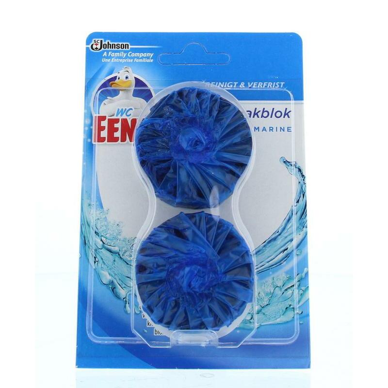 WC Eend Stortbakblok blauw duo 2x50g