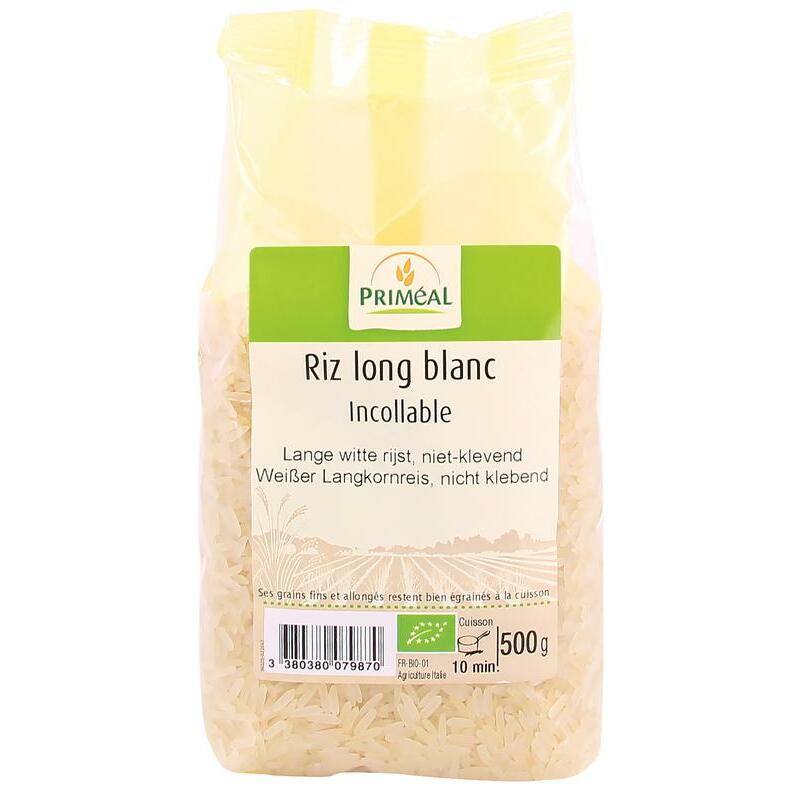 Primeal Rijst wit lang niet klevend bio 500g