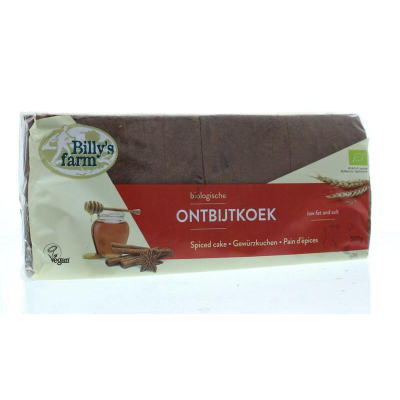 Billy's Farm Ontbijtkoek bio 500g