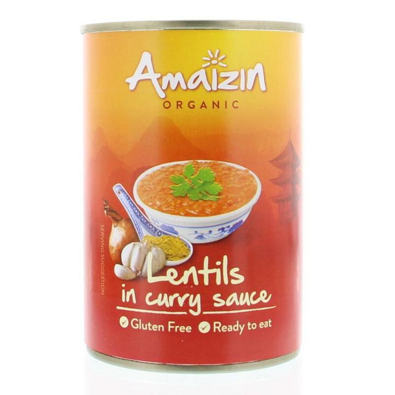Amaizin Linzen in currysaus bio 420g