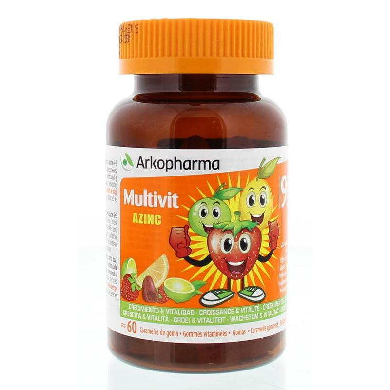 Azinc Multi vitamine fruitgum 60st