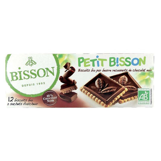 Bisson Petit Bisson theebiscuit pure chocolade bio 150g