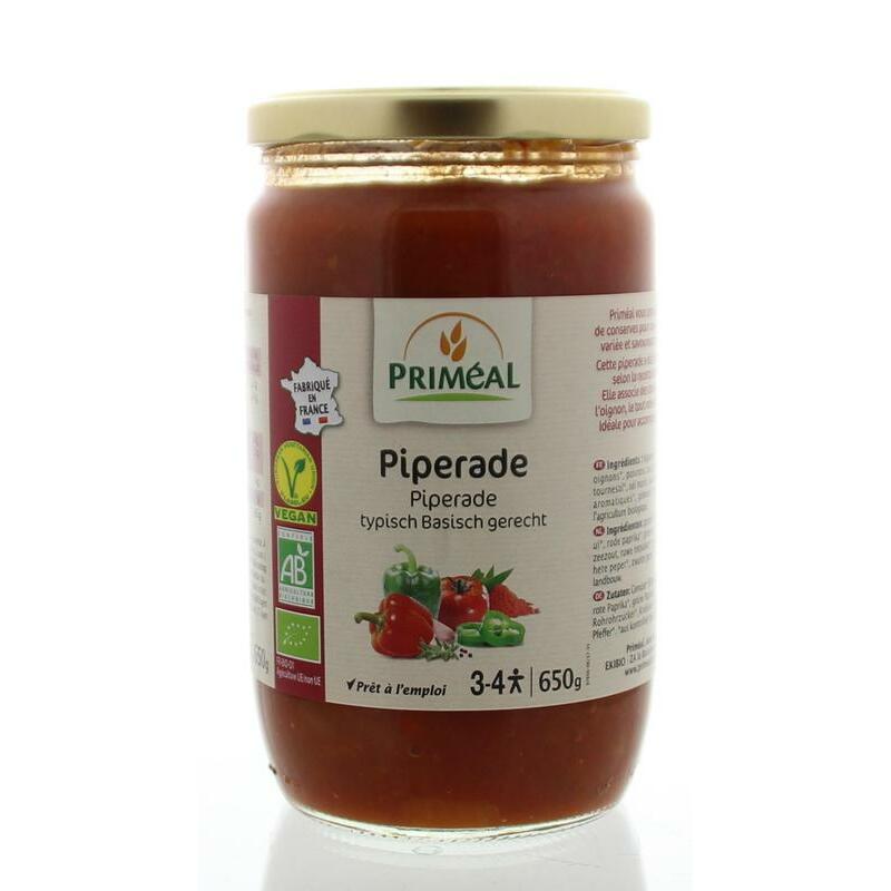 Primeal Groentemix piperade bio 650g