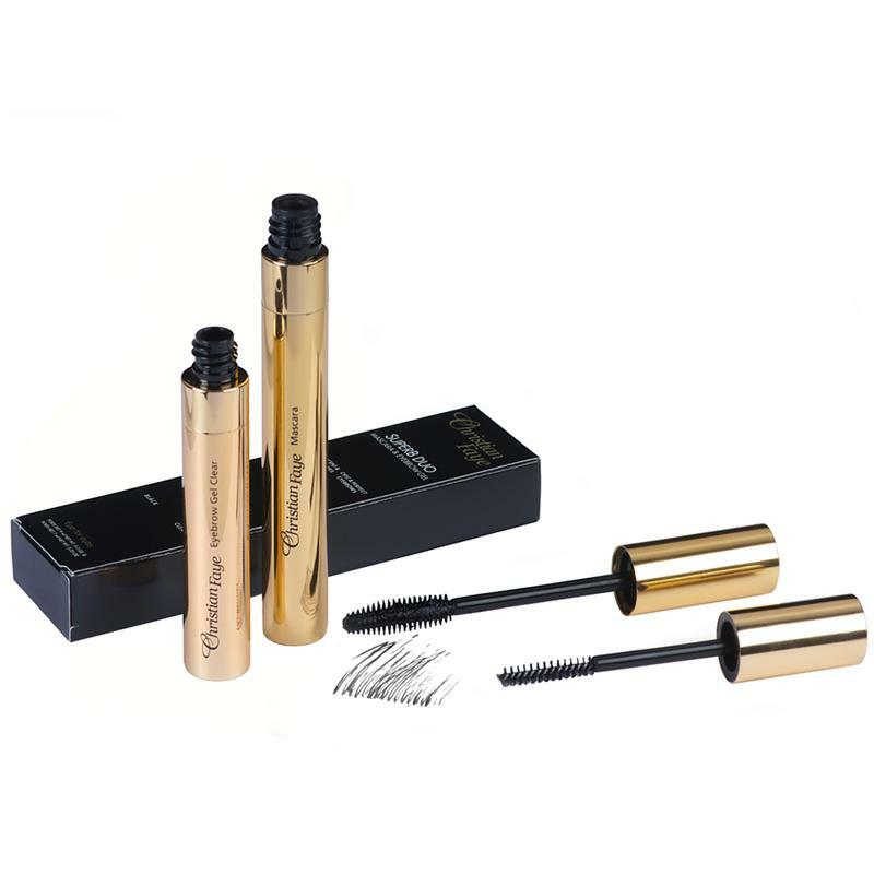 Christian Faye SuperB duo mascara + Eyebrow gel clear 1st
