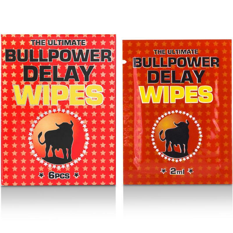 Bull Power Delay wipes sachets 2ml 6x2ml