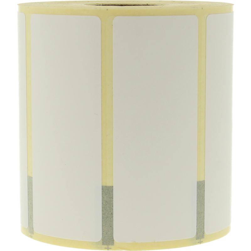 Spruyt Hillen Etiket blanco 75x30mm op rol 850st