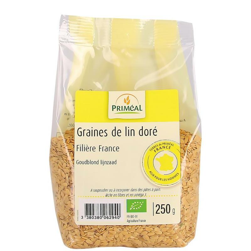 Primeal Lijnzaad goud bio 250g