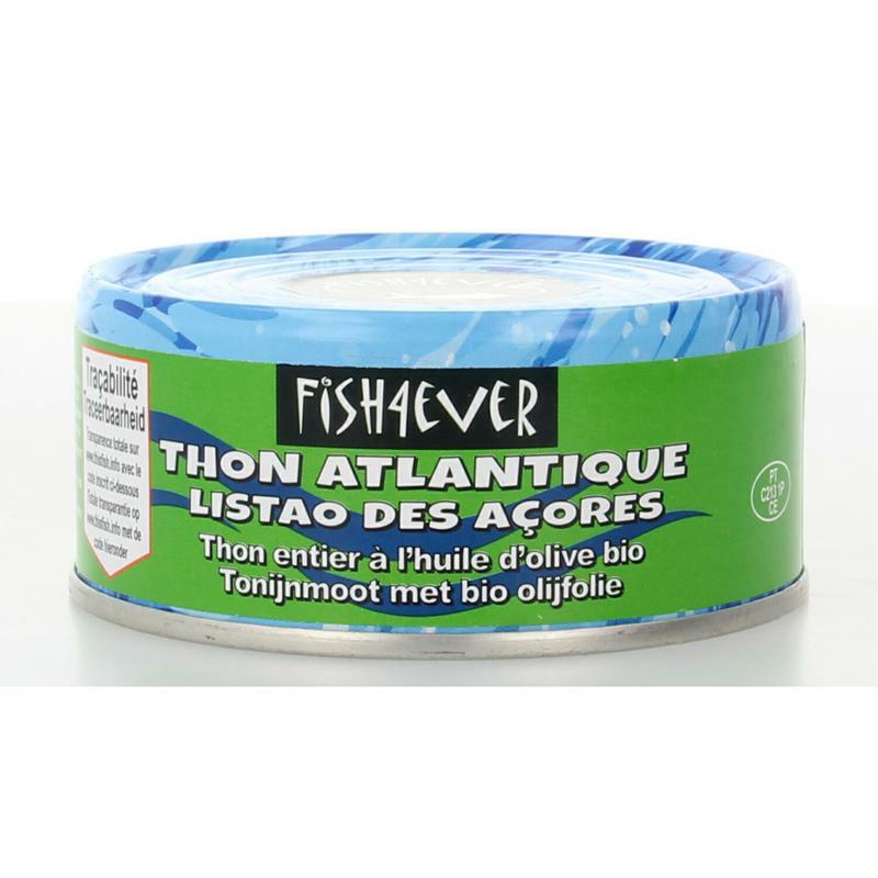Fish 4 Ever Tonijnmoot in olijfolie 160g