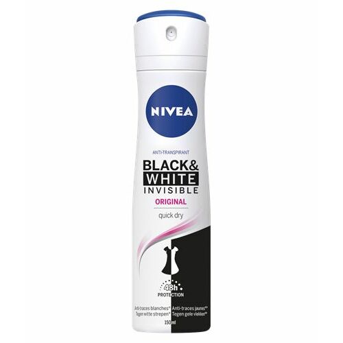 Nivea Deodorant invisible black & white spray original 150ml