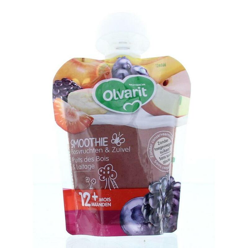 Olvarit Smoothie bosvruchten yoghurt 12M866 90g