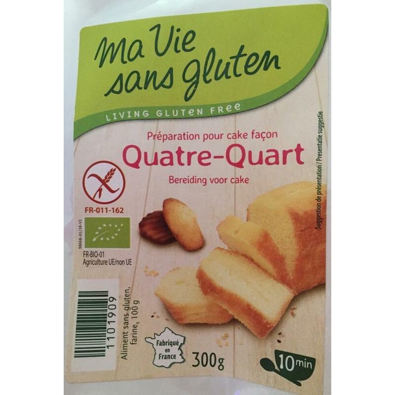 Ma Vie Sans Cakemix quartre-quart glutenvrij bio 300g