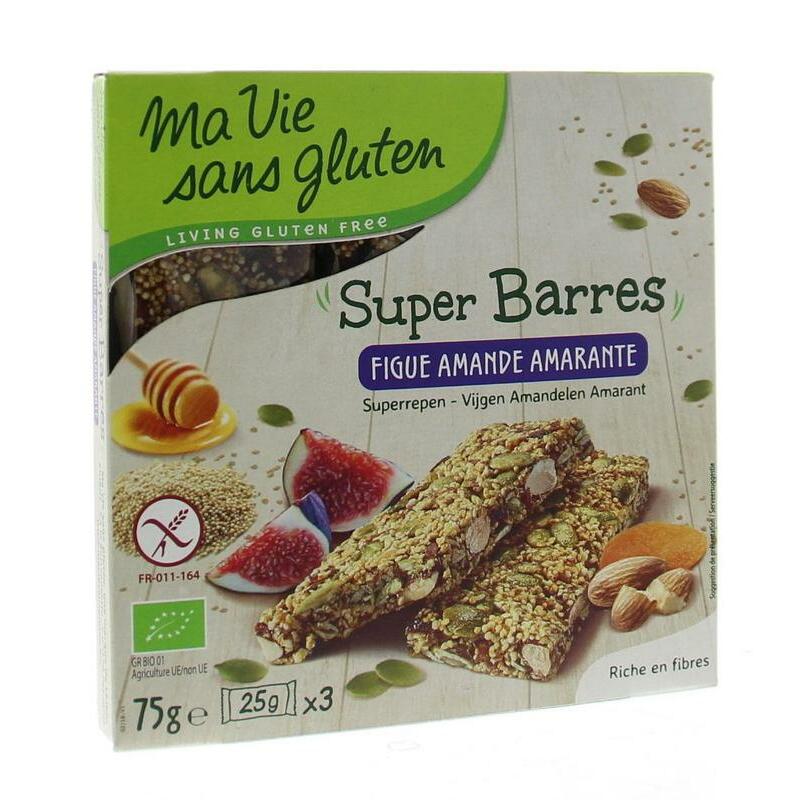 Ma Vie Sans Super repen amandel vijg amarant glutenvrij bio 75g