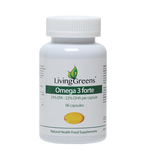 Livinggreens Omega 3 visolie forte 96ca