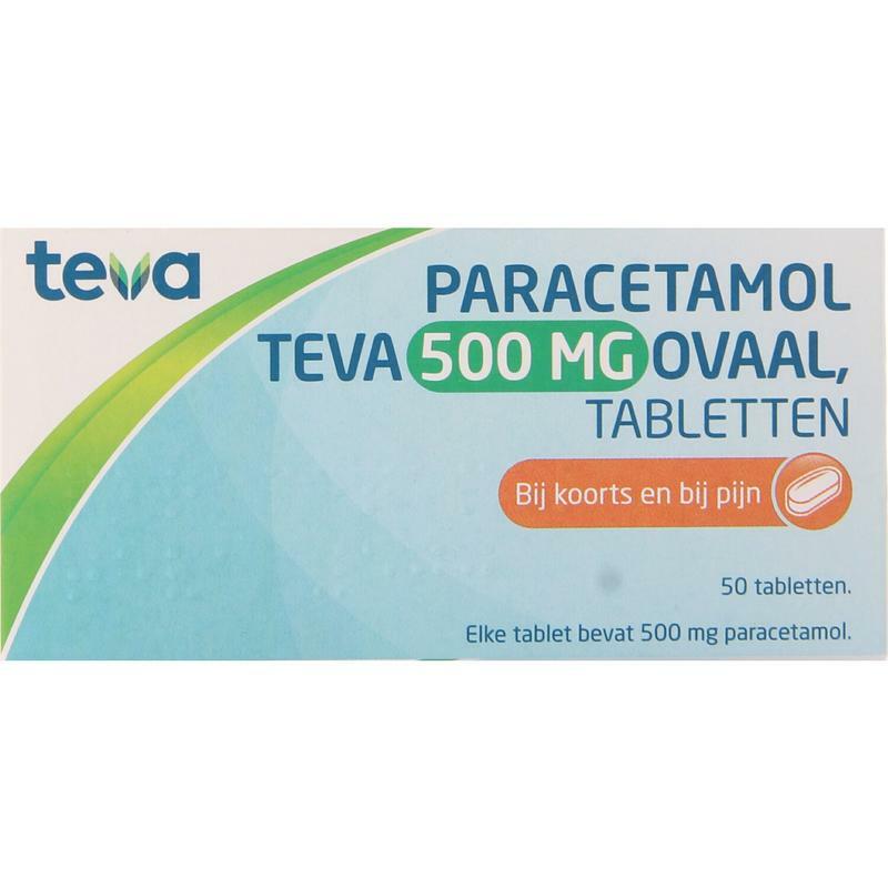 Teva Paracetamol 500 mg ovaal 50tb