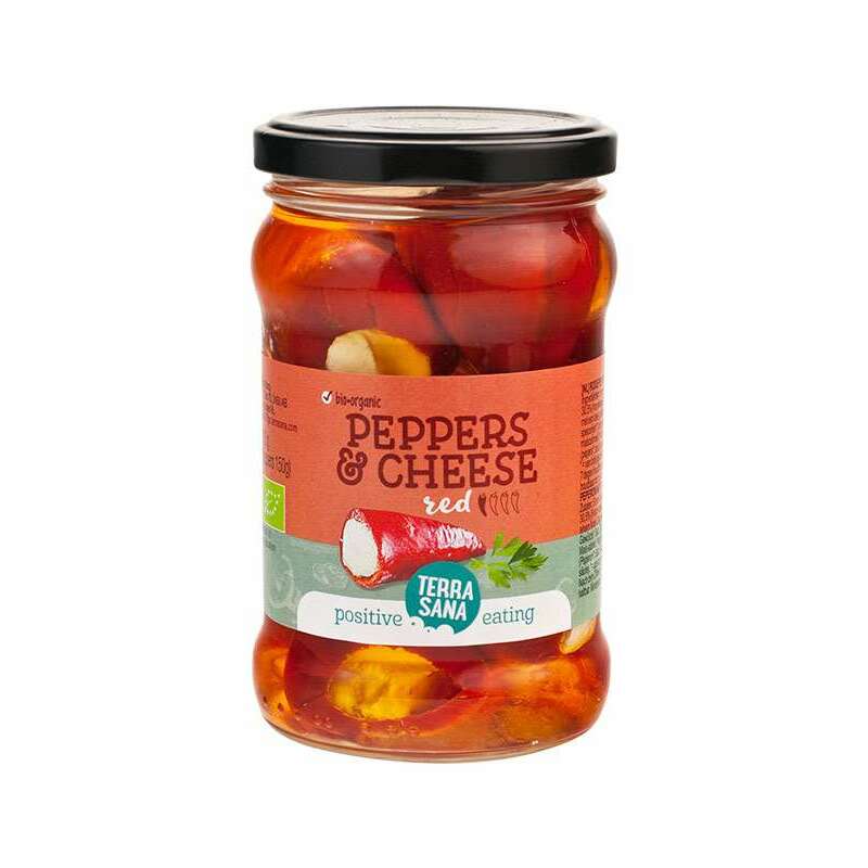 Terrasana Rode peper gevuld bio 270g