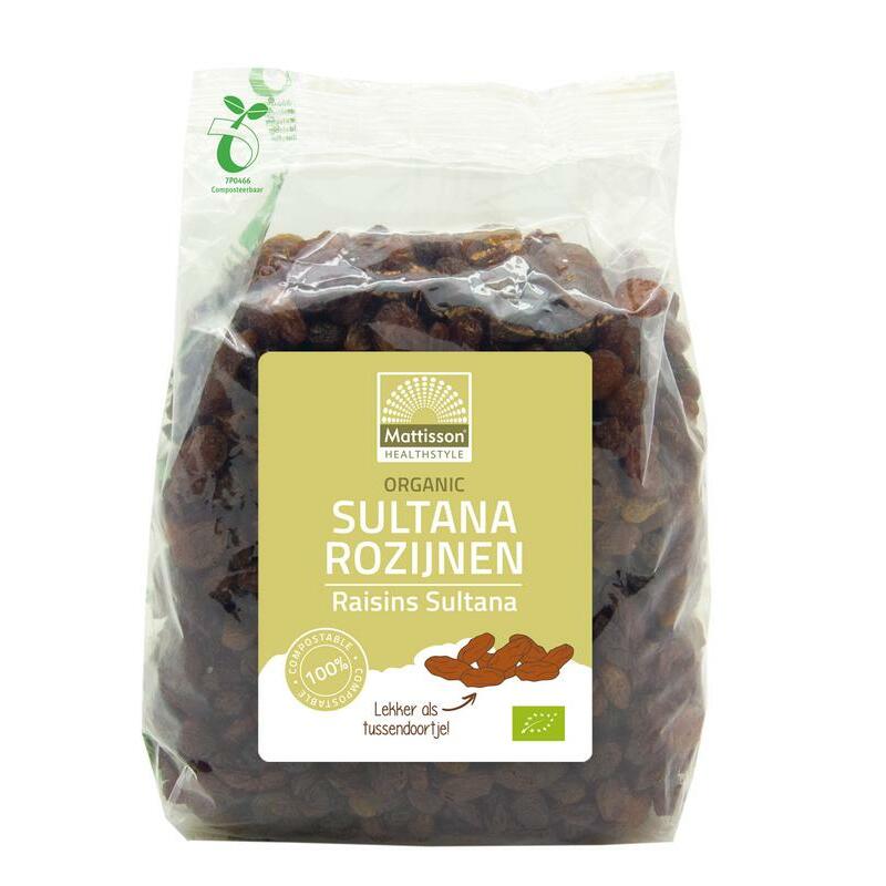Mattisson Sultana rozijnen bio 500g
