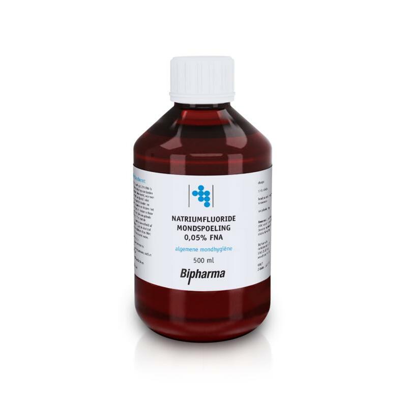 Bipharma Natriumfluoride mondspoeling 0,05% FNA 500ml