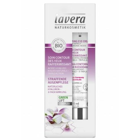 Lavera Oogcreme / soin contour yeux firming karanja FR-DE 15ml