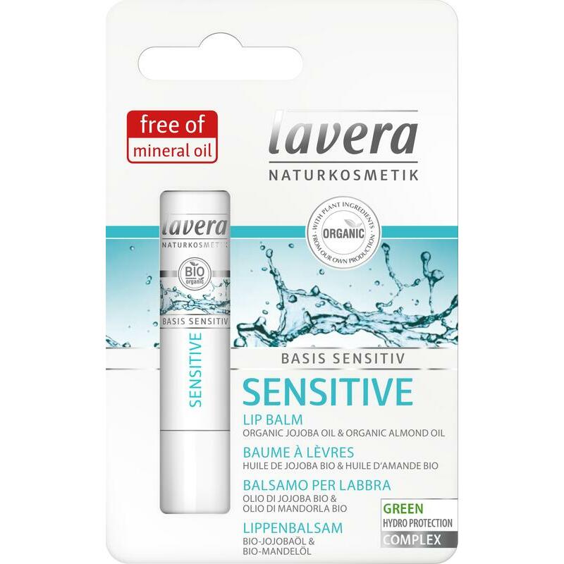 Lavera Basis Sensitiv lippenbalsem baume levres EN-FR-DE 4.5g
