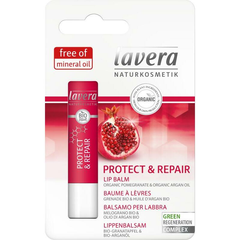 Lavera Lippenbalsem lip balm protect & repair EN-FR-IT-DE 4.5g