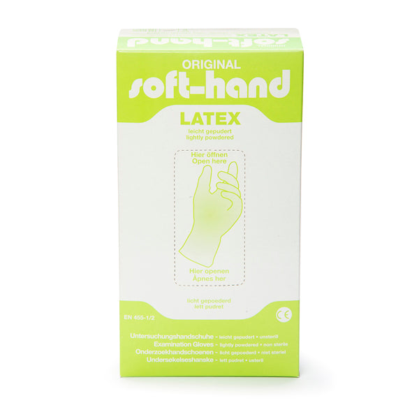 Softhand Onderzoekshandschoen latex gepoederd L 100st