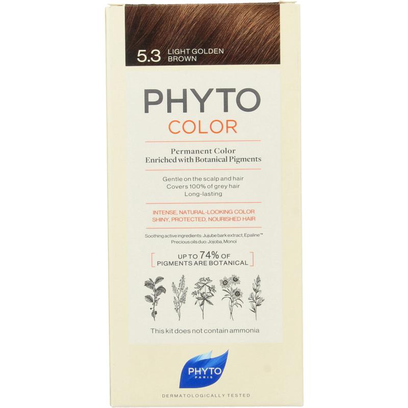 Phyto Paris Phytocolor chatain clair dore 5.3 1st