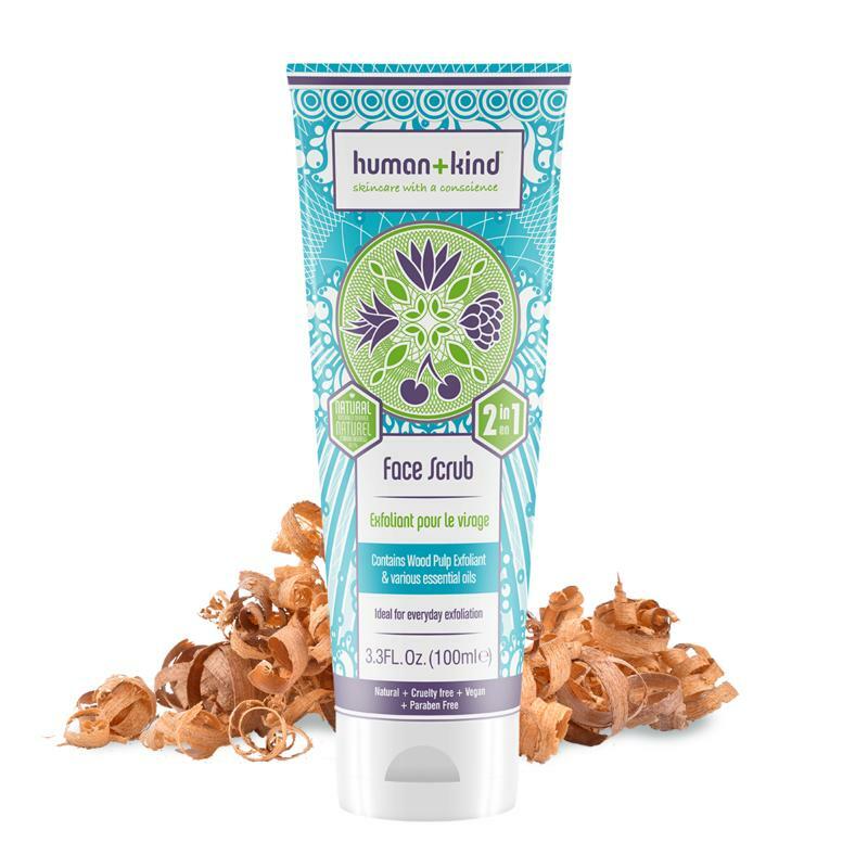 Human+Kind Face / gezicht scrub vegan 100ml