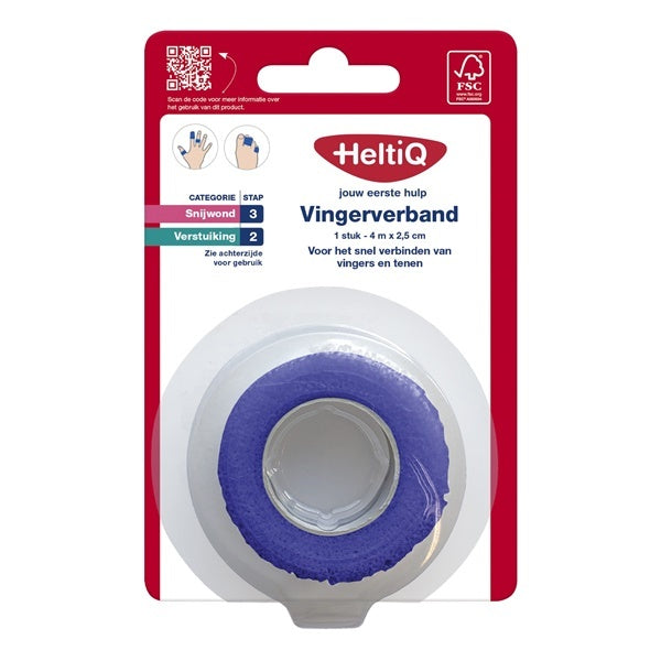 Heltiq Vingerverband 4 m x 2.5 cm 1st