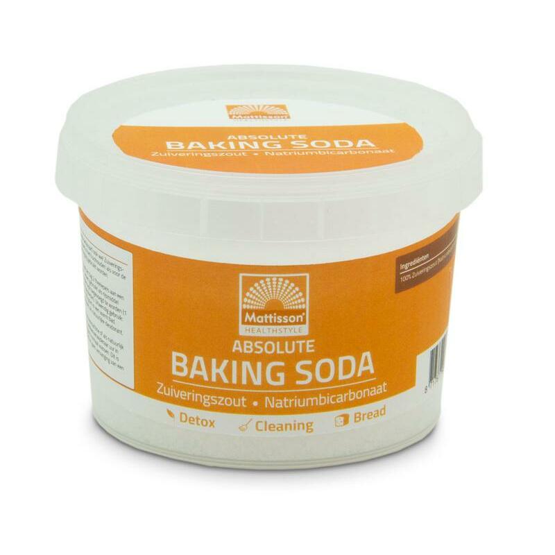 Mattisson Baking soda zuiveringszout natriumbicarbonaat 300g