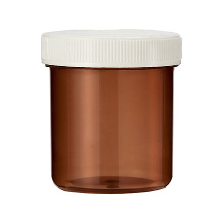 Spruyt Hillen Tabletflacon 40 ml bruin met dop 300st