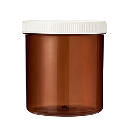 Spruyt Hillen Tabletflacon 250ml bruin met dop 60st