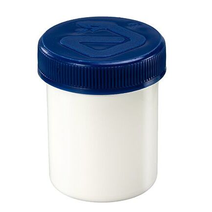 Spruyt Hillen Zalfflacon 40ml wit/blauw met dop 80st