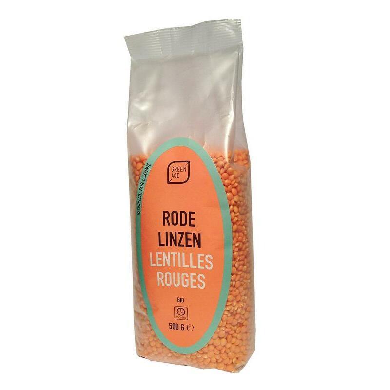 Greenage Rode linzen bio 500g