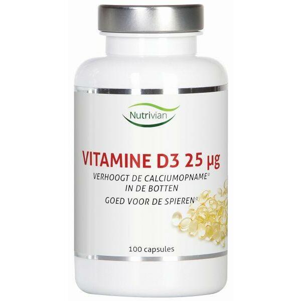 Nutrivian Vitamine D3 25 mcg 100ca