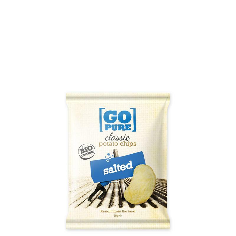 Go Pure Chips naturel gezouten bio 40g