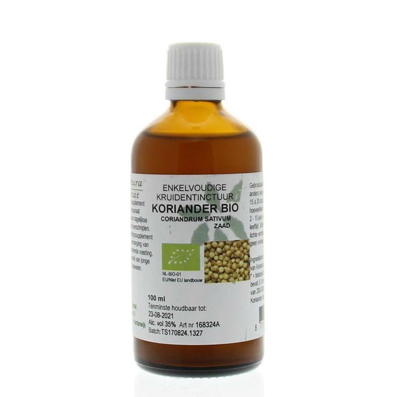 Natura Sanat Coriandrum sativum / koriander tinctuur bio 100ml