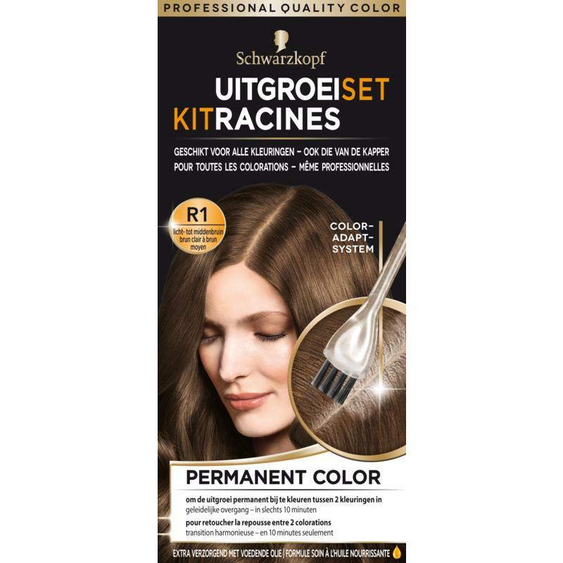 Schwarzkopf Vital uitgroeiset lichtbruin/middenbruin R1 11ml