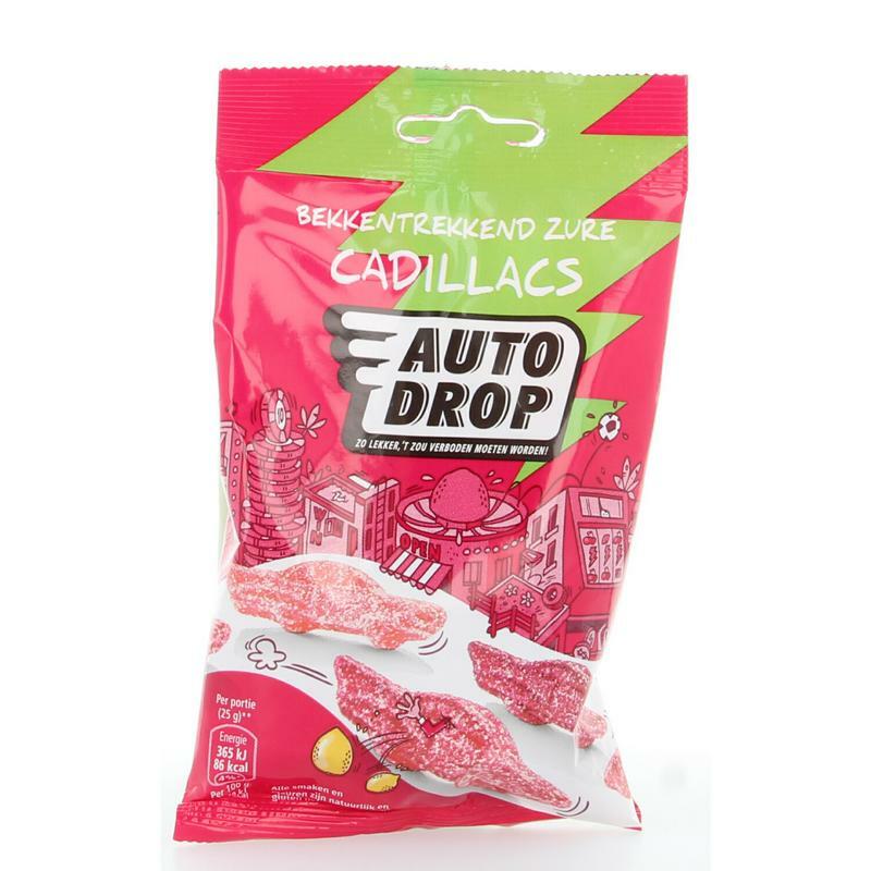 Autodrop Snackpack zure cadillacs 85g