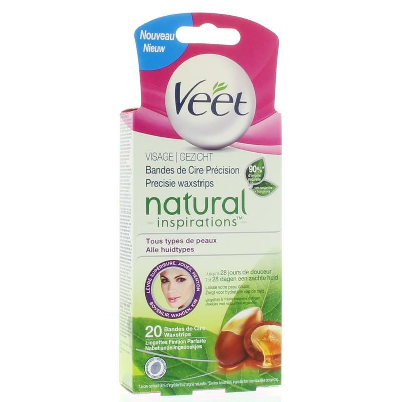 Veet Cold wax natural gezicht 20st